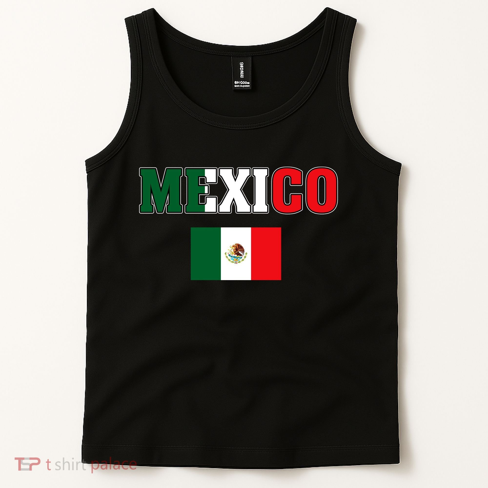 Mexico Mexican Jersey Flag Tank Top