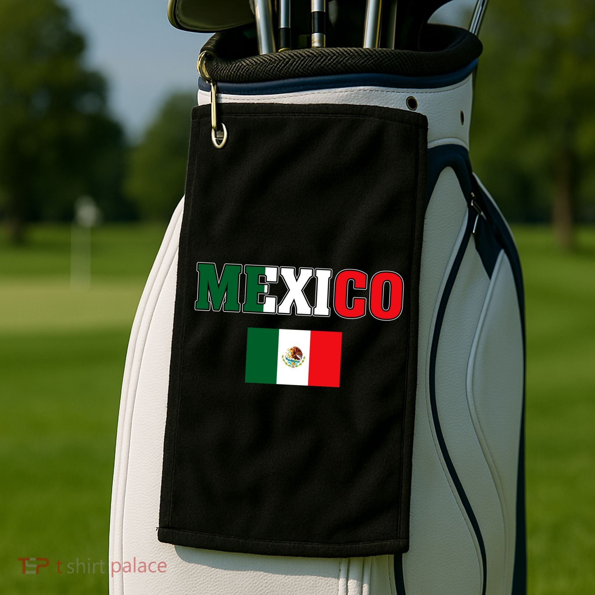 Mexico Mexican Jersey Flag Golf Towel
