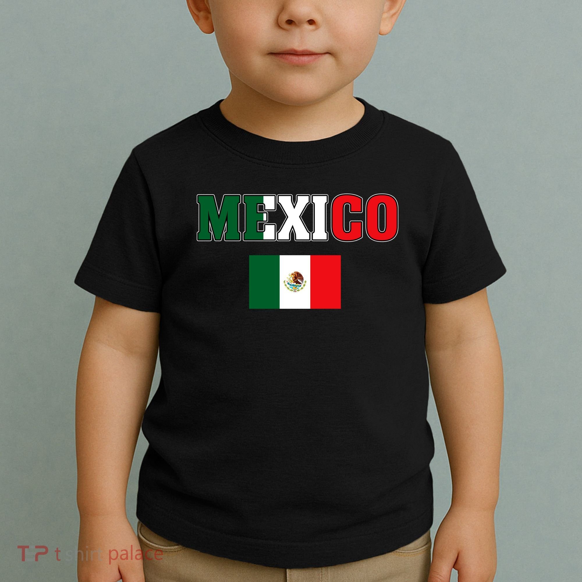 Mexico Mexican Jersey Flag Toddler T-Shirt