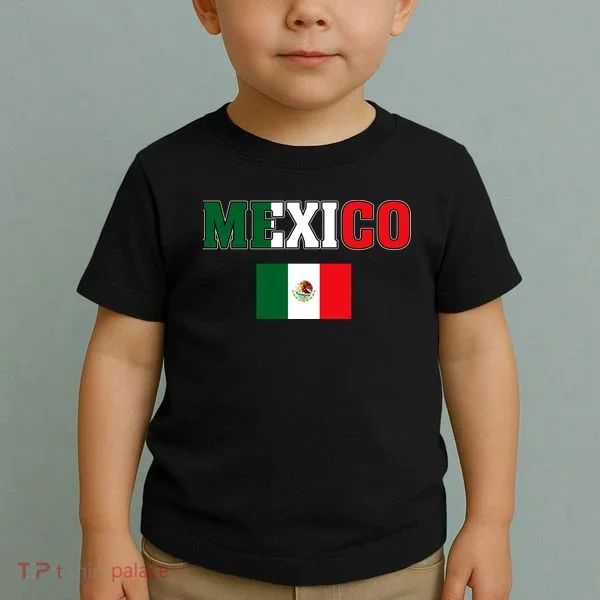 Mexico Mexican Jersey Flag Toddler T-Shirt