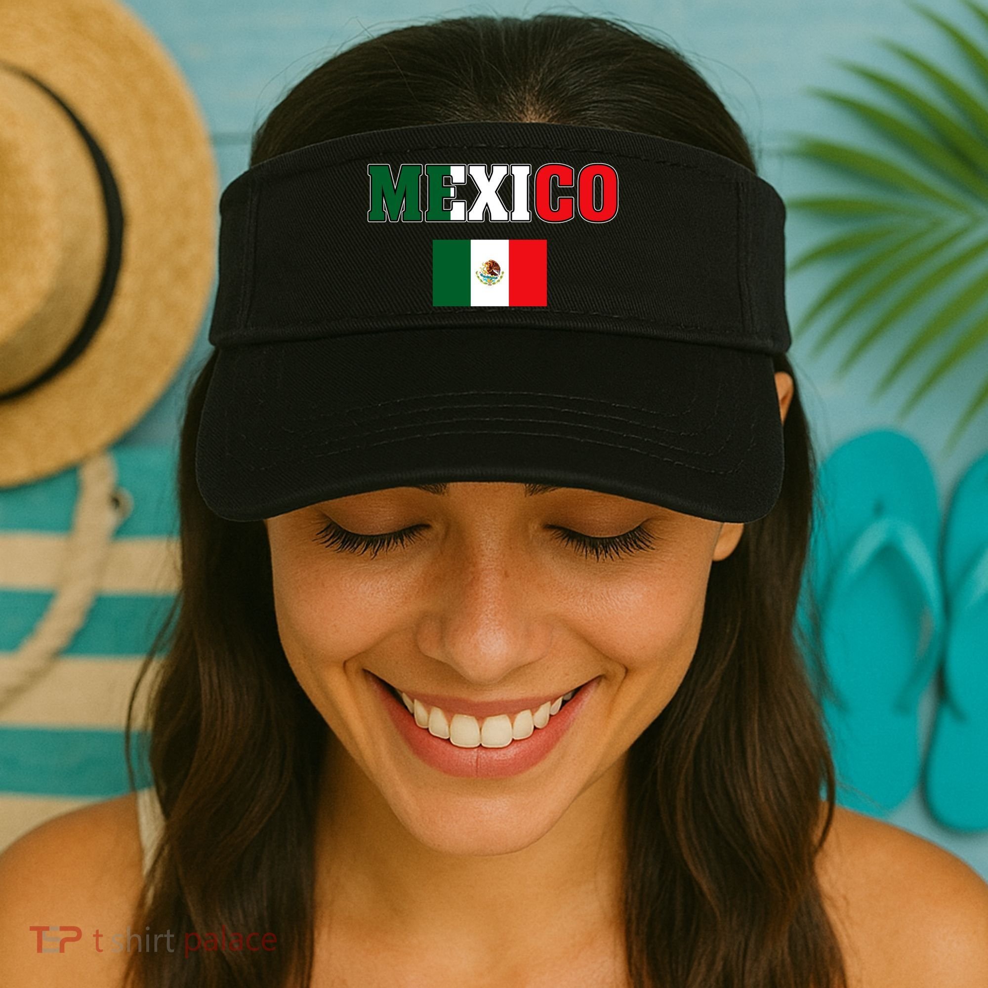Mexico Mexican Jersey Flag Visor