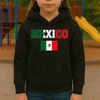 Mexico Mexican Jersey Flag Kids Hoodie thumb 3