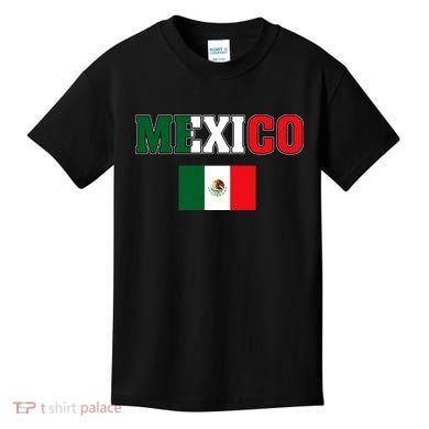 Mexico Mexican Jersey Flag Kids T-Shirt
