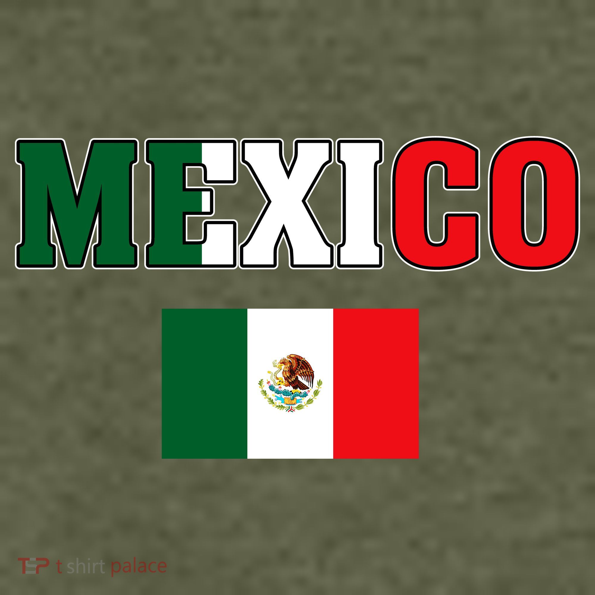 Mexico Mexican Jersey Flag T-Shirt