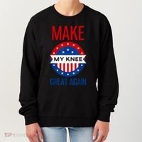 Make My Knee Great Again Funny Surgery Injury Recovery Women's Sweatshirt thumb 0