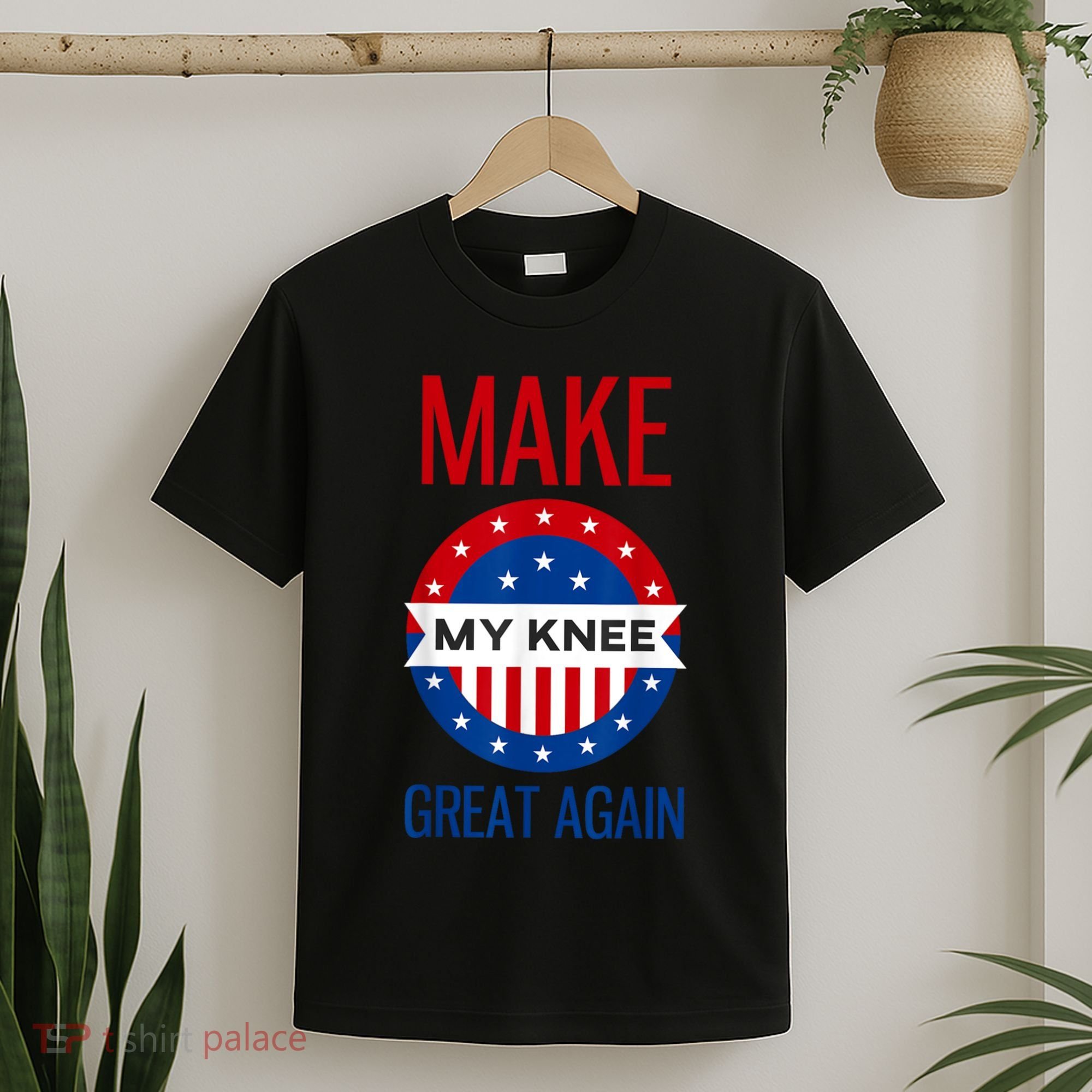 Make My Knee Great Again Funny Surgery Injury Recovery T-Shirt