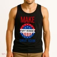 Make My Knee Great Again Funny Surgery Injury Recovery Tank Top thumb 3