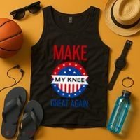 Make My Knee Great Again Funny Surgery Injury Recovery Tank Top thumb 4