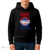 Make My Knee Great Again Funny Surgery Injury Recovery Kids Hoodie thumb 4