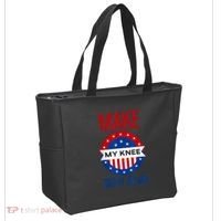 Make My Knee Great Again Funny Surgery Injury Recovery Tote Bag thumb 2