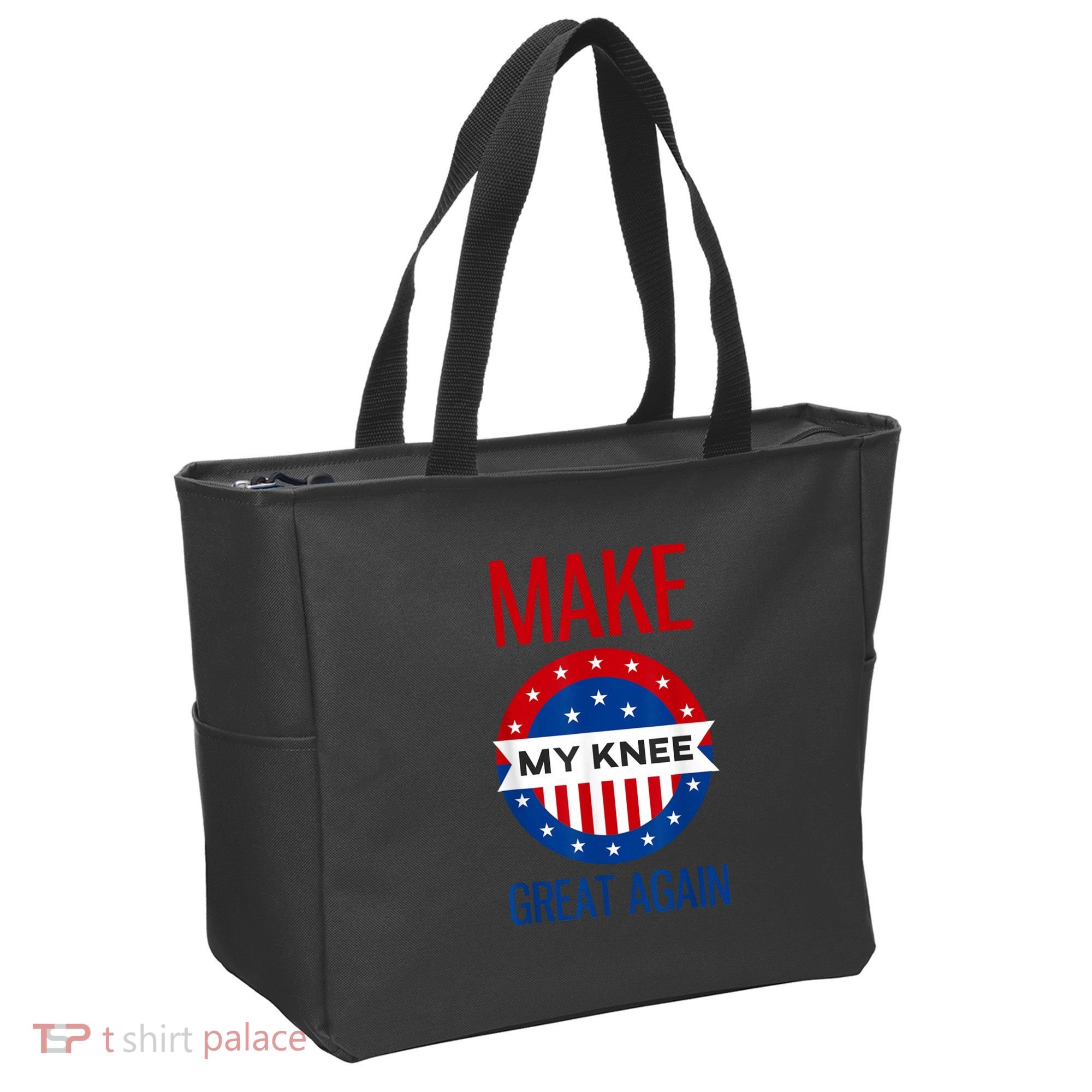 Make My Knee Great Again Funny Surgery Injury Recovery Tote Bag