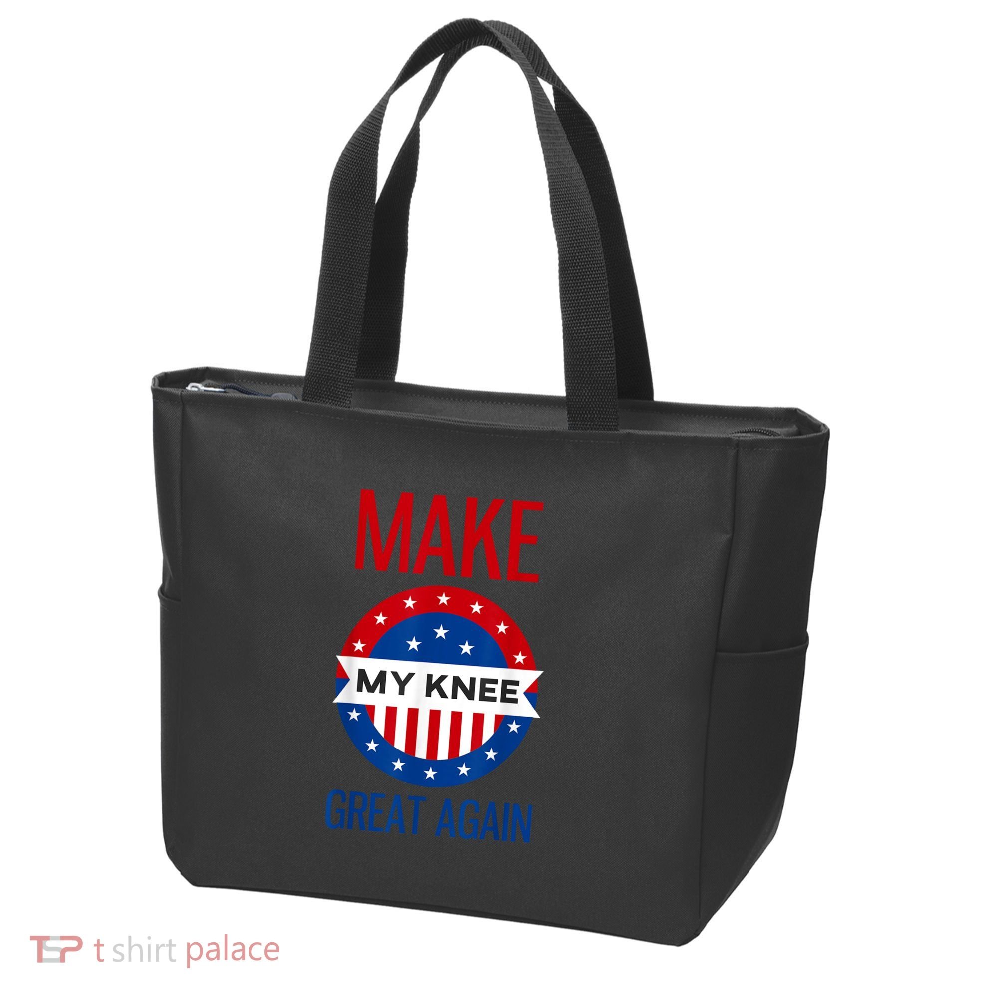 Make My Knee Great Again Funny Surgery Injury Recovery Tote Bag
