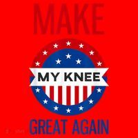 Make My Knee Great Again Funny Surgery Injury Recovery Santa Hat thumb 1