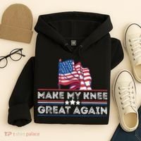Make My Knee Great Again Funny Surgery Injury Recovery Hoodie thumb 4