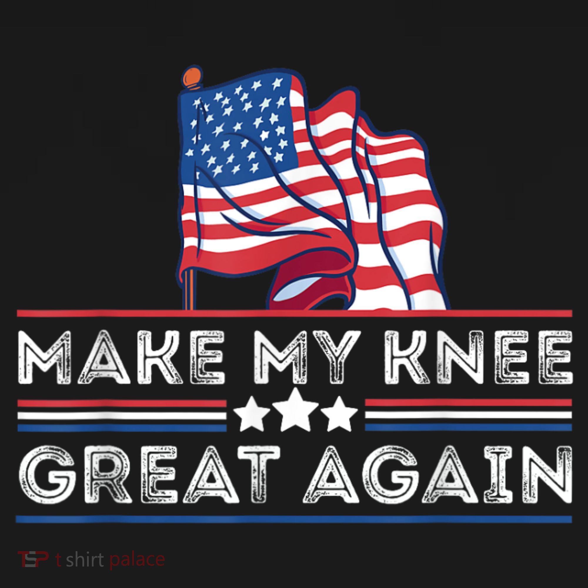 Make My Knee Great Again Funny Surgery Injury Recovery Women's Tank Top