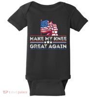 Make My Knee Great Again Funny Surgery Injury Recovery Baby Bodysuit thumb 0