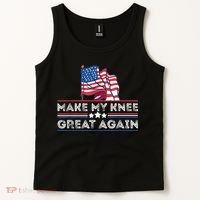 Make My Knee Great Again Funny Surgery Injury Recovery Tank Top thumb 2