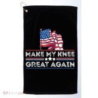 Make My Knee Great Again Funny Surgery Injury Recovery Golf Towel thumb 0