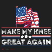 Make My Knee Great Again Funny Surgery Injury Recovery Golf Towel thumb 3