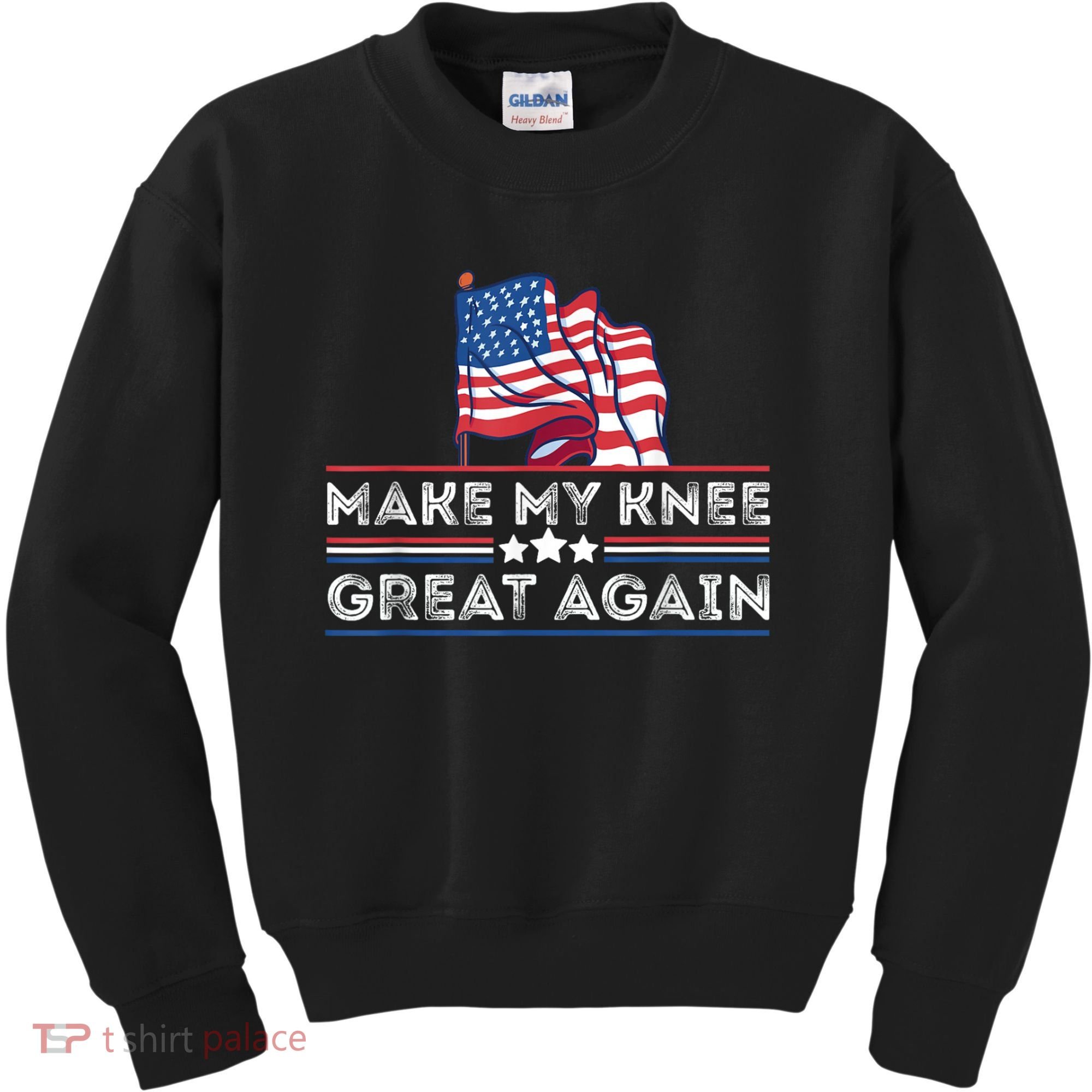 Make My Knee Great Again Funny Surgery Injury Recovery Kids Sweatshirt