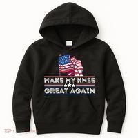 Make My Knee Great Again Funny Surgery Injury Recovery Kids Hoodie thumb 0