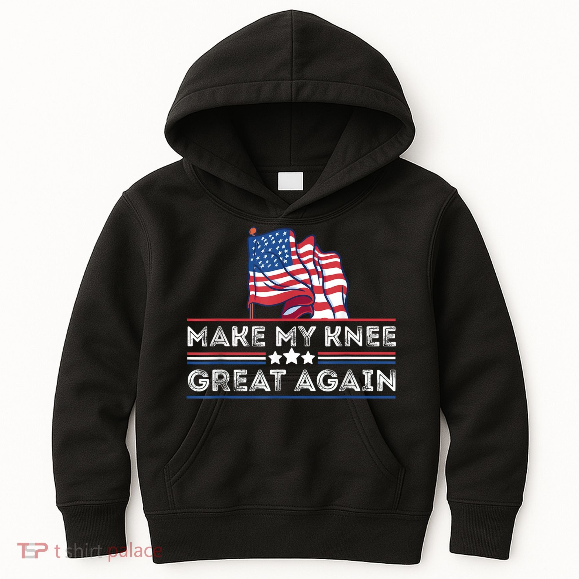 Make My Knee Great Again Funny Surgery Injury Recovery Kids Hoodie