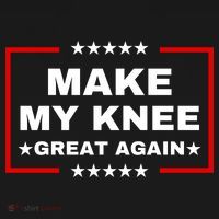 Make My Knee Great Again Funny Trump Injury Recovery Gift Backpack thumb 2