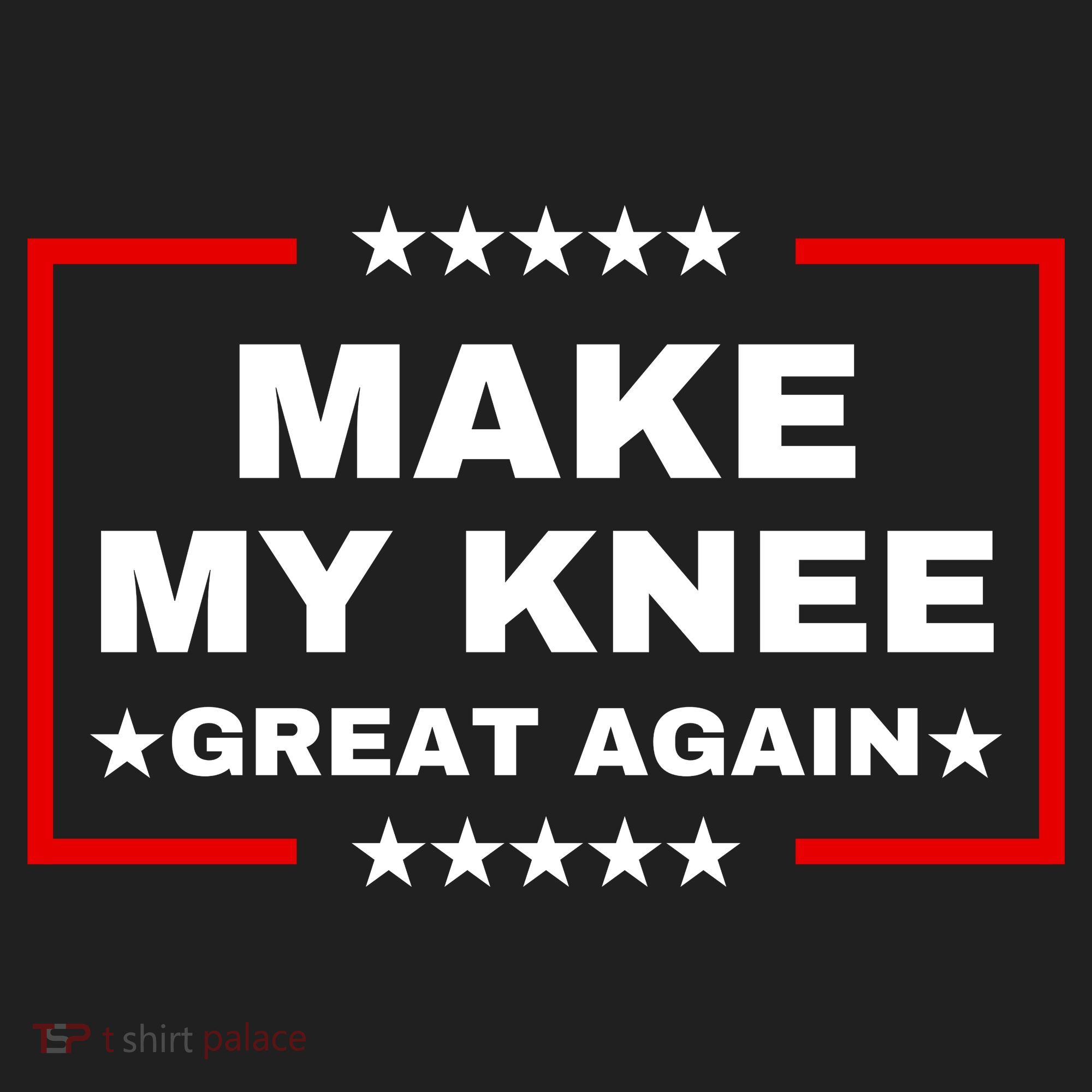 Make My Knee Great Again Funny Trump Injury Recovery Gift Tumbler