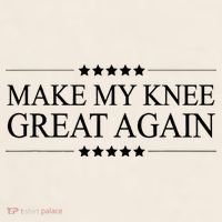 MAKE MY KNEE GREAT AGAIN Funny Surgery Gift Garment-Dyed Women's Muscle Tee thumb 6