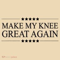 MAKE MY KNEE GREAT AGAIN Funny Surgery Gift Tote Bag thumb 4