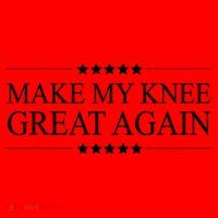 MAKE MY KNEE GREAT AGAIN Funny Surgery Gift Santa Hat thumb 1