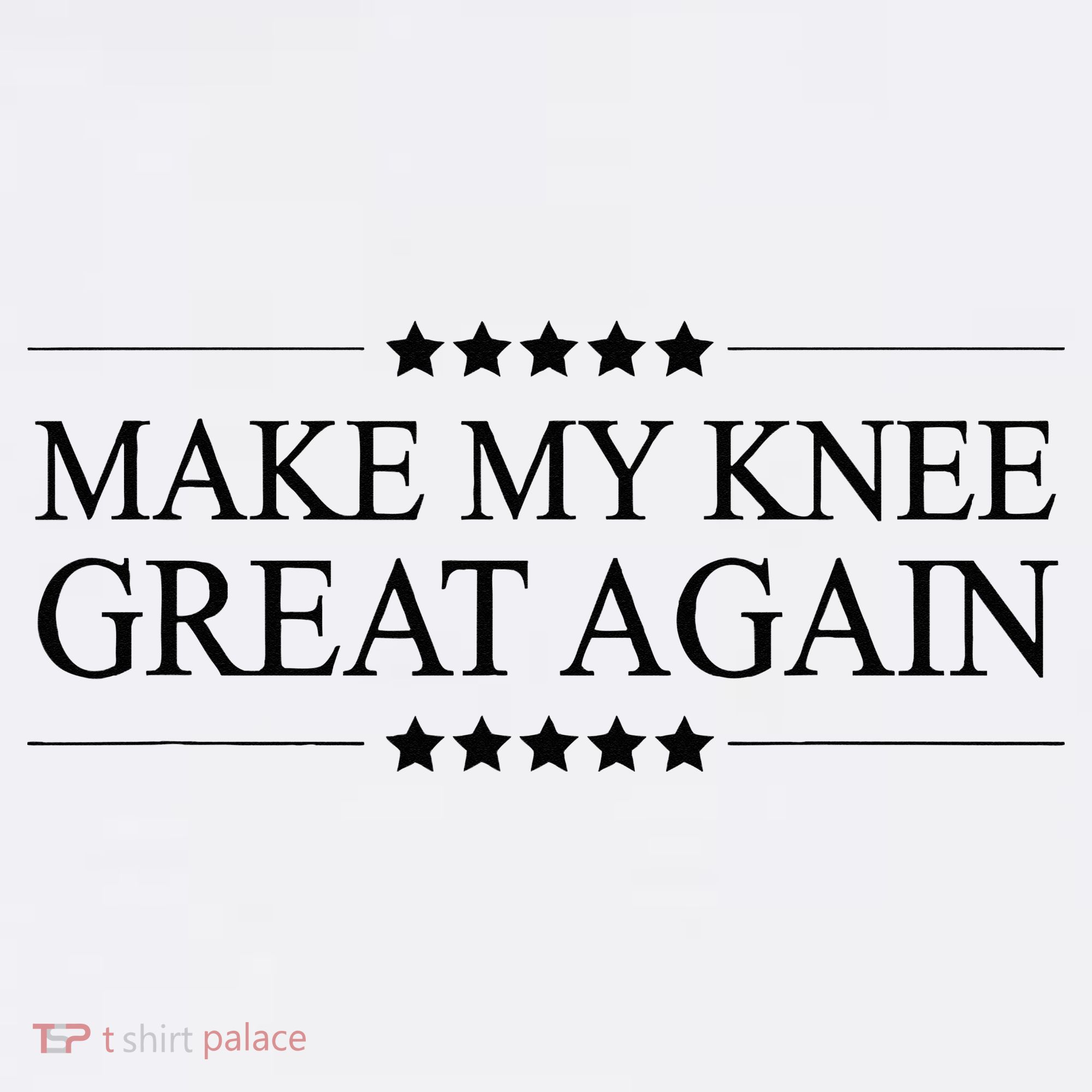 MAKE MY KNEE GREAT AGAIN Funny Surgery Gift Apron