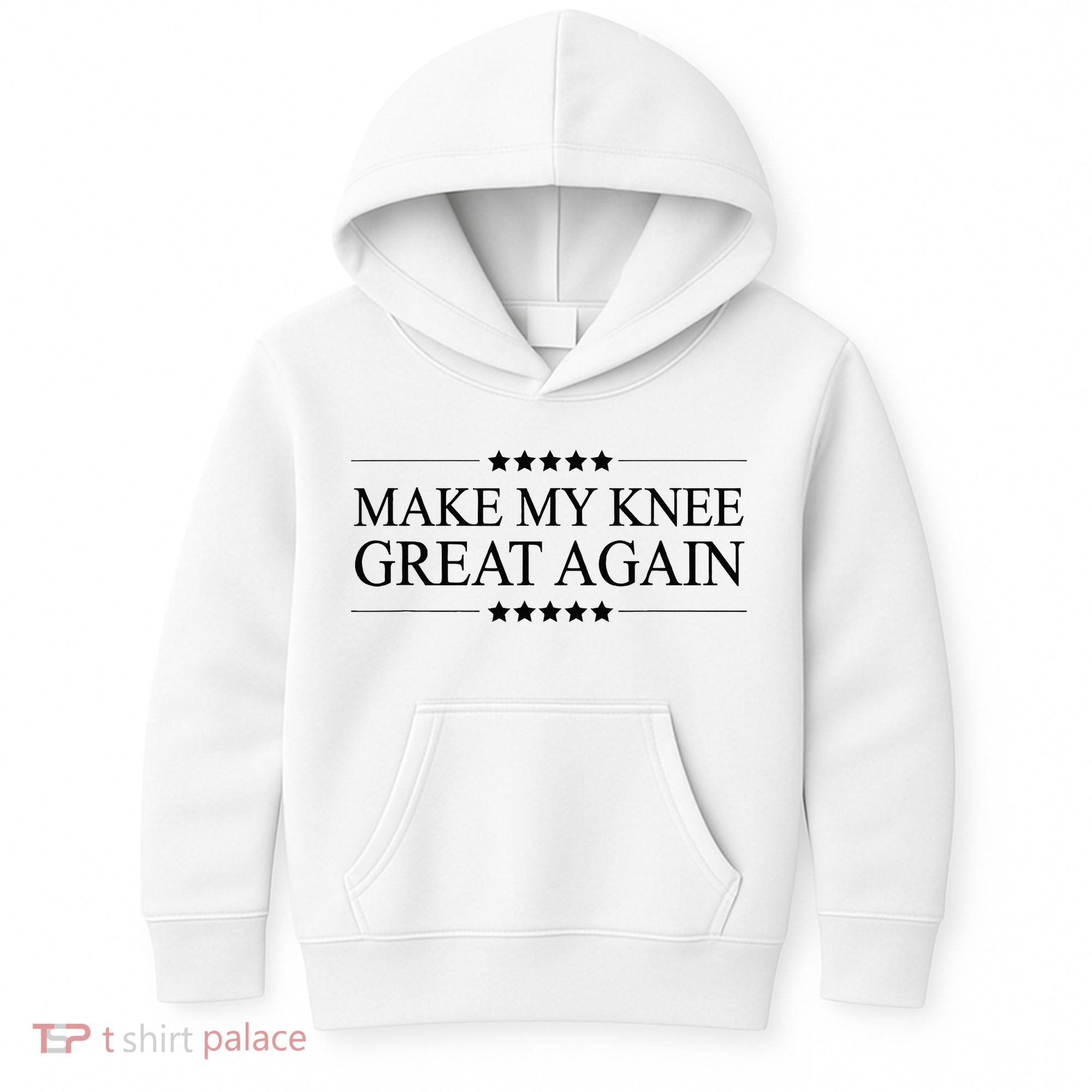 MAKE MY KNEE GREAT AGAIN Funny Surgery Gift Kids Hoodie
