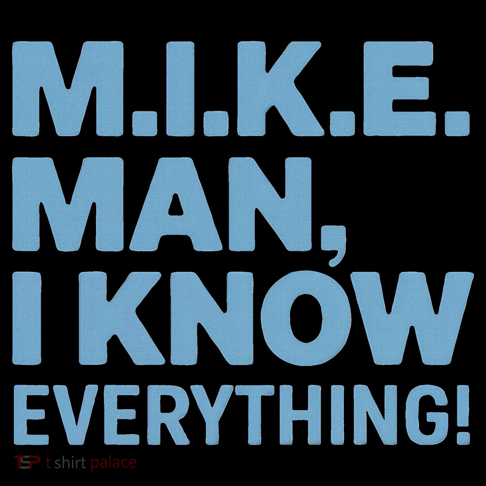 M.I.K.E. Mike Knows Everything Bucket Hat