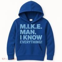 M.I.K.E. Mike Knows Everything Kids Hoodie thumb 0