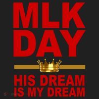 MLK Martin Luther King Jr. His Dream Is My Dream Golf Towel thumb 3