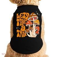 Magic Mushroom Lets Take Trip Psychedelic Rave Trippy Doggie Tank thumb 0