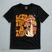 Magic Mushroom Lets Take Trip Psychedelic Rave Trippy T-Shirt thumb 5