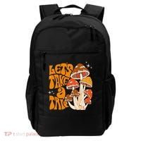 Magic Mushroom Lets Take Trip Psychedelic Rave Trippy Backpack thumb 0