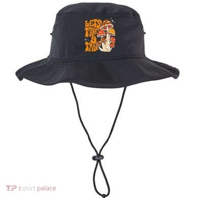 Magic Mushroom Lets Take Trip Psychedelic Rave Trippy Bucket Hat