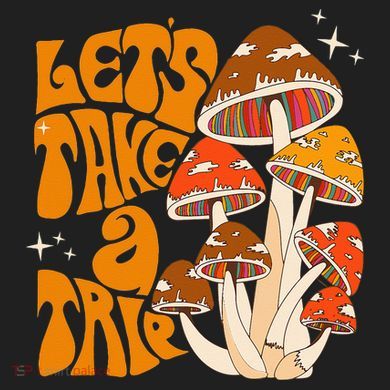 Magic Mushroom Lets Take Trip Psychedelic Rave Trippy Hat