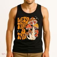 Magic Mushroom Lets Take Trip Psychedelic Rave Trippy Tank Top thumb 3
