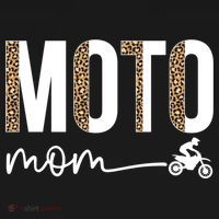 Moto Mom Leopard Motocross Mom Motocross Mother Cool Gift Women's Hoodie thumb 2