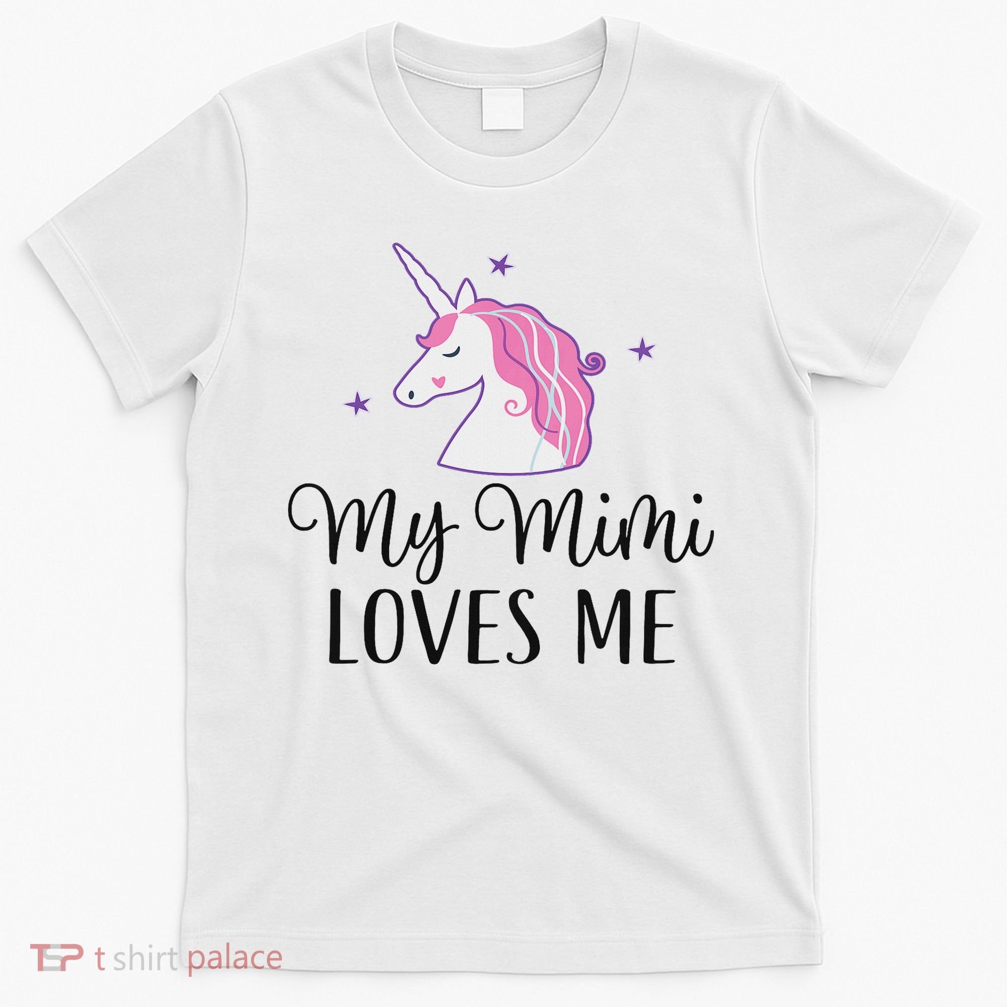 My Mimi Loves Me Girl Unicorn Granddaughter T-Shirt