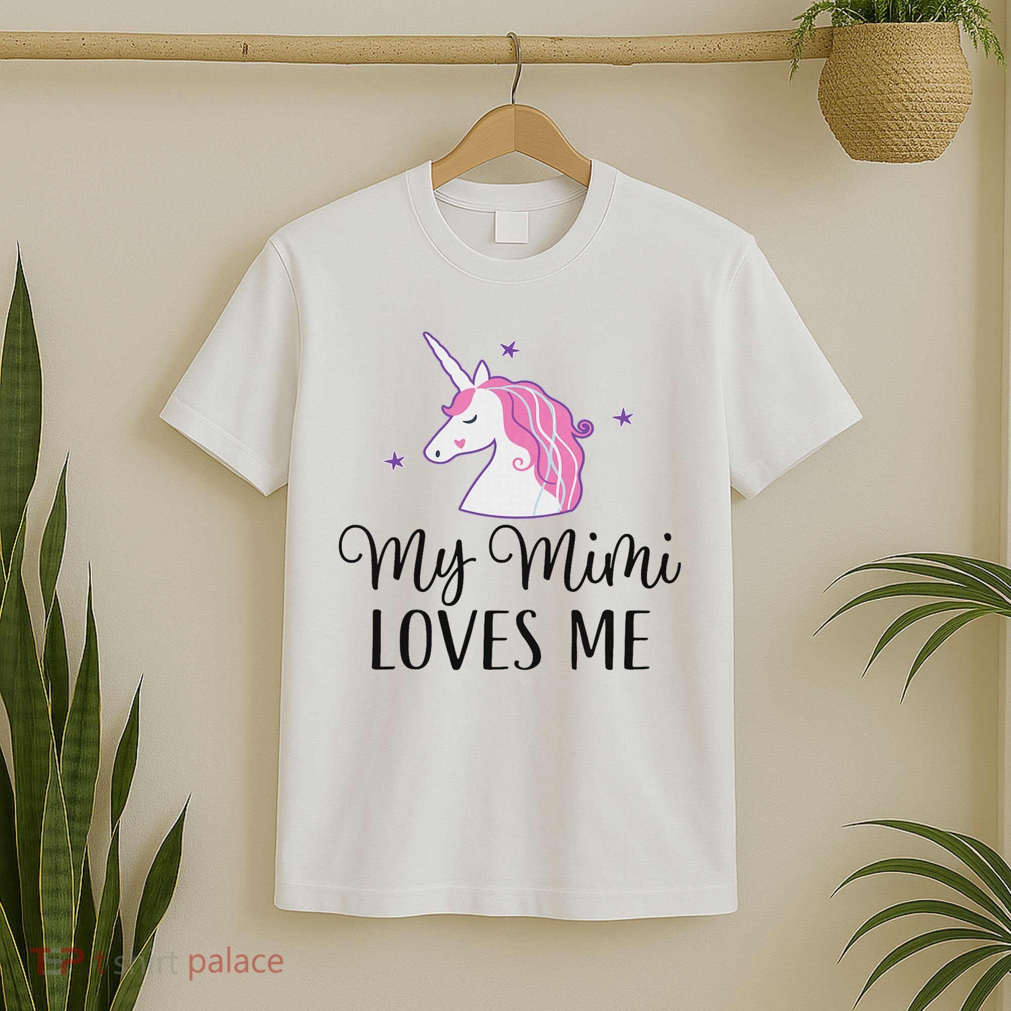 My Mimi Loves Me Girl Unicorn Granddaughter T-Shirt