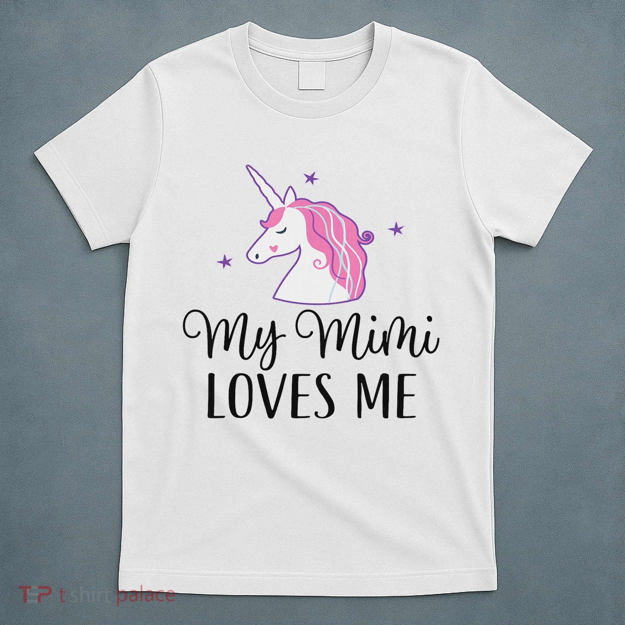 My Mimi Loves Me Girl Unicorn Granddaughter T-Shirt