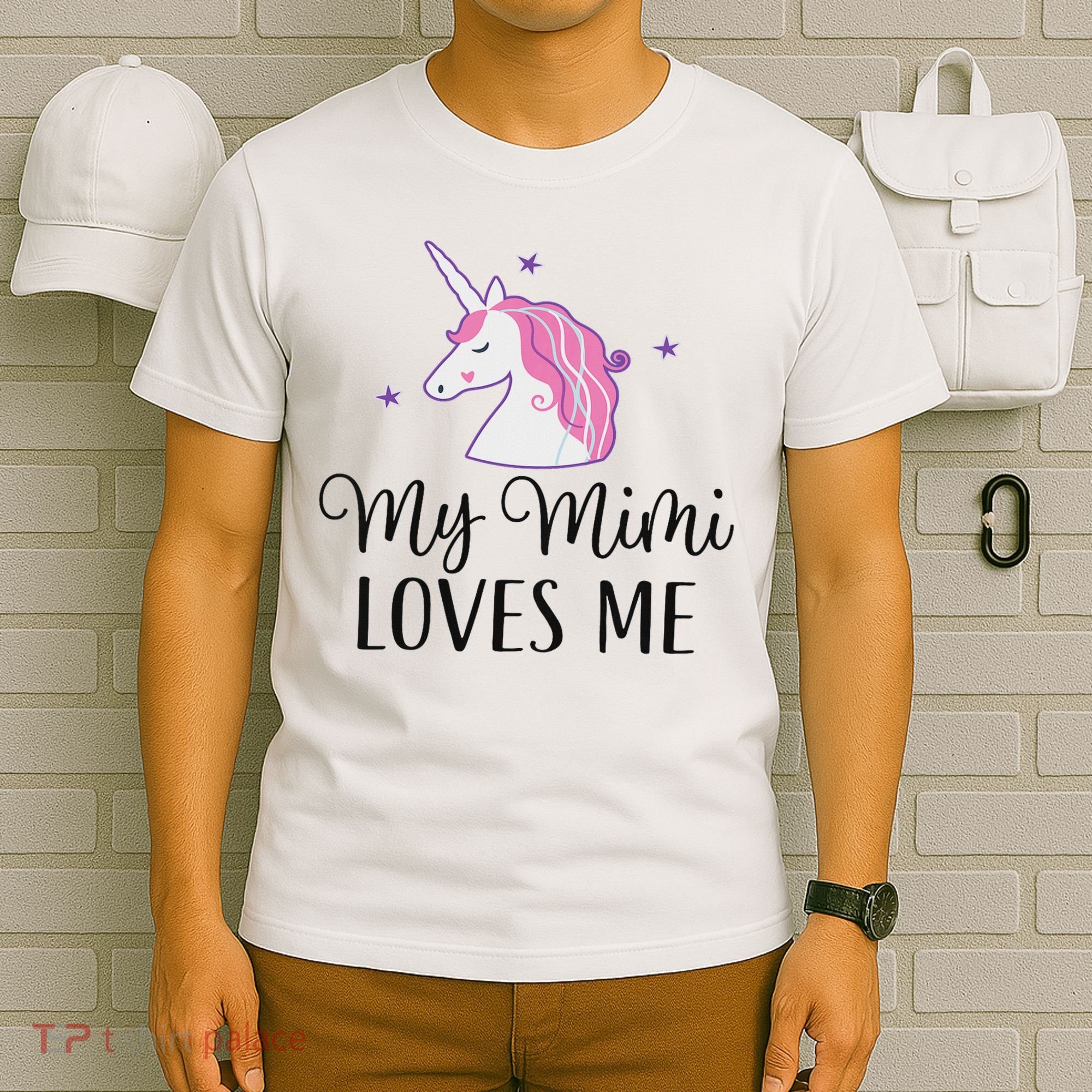 My Mimi Loves Me Girl Unicorn Granddaughter T-Shirt