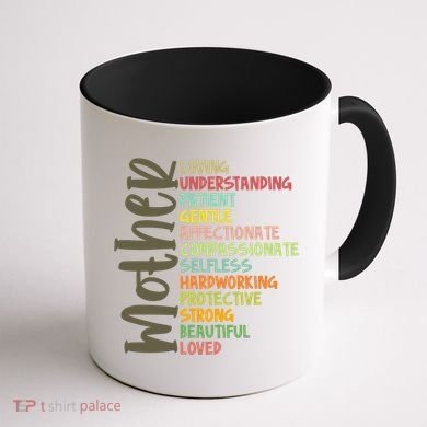 Mother Meaning Loving Gift Coffee Mug back