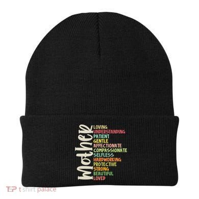 Mother Meaning Loving Gift Beanie