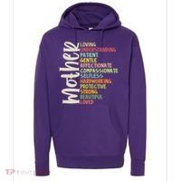 Mother Meaning Loving Gift Hoodie thumb 0